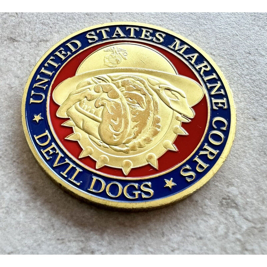 US MARINE CORPS - DEVIL DOGS Challenge Coin