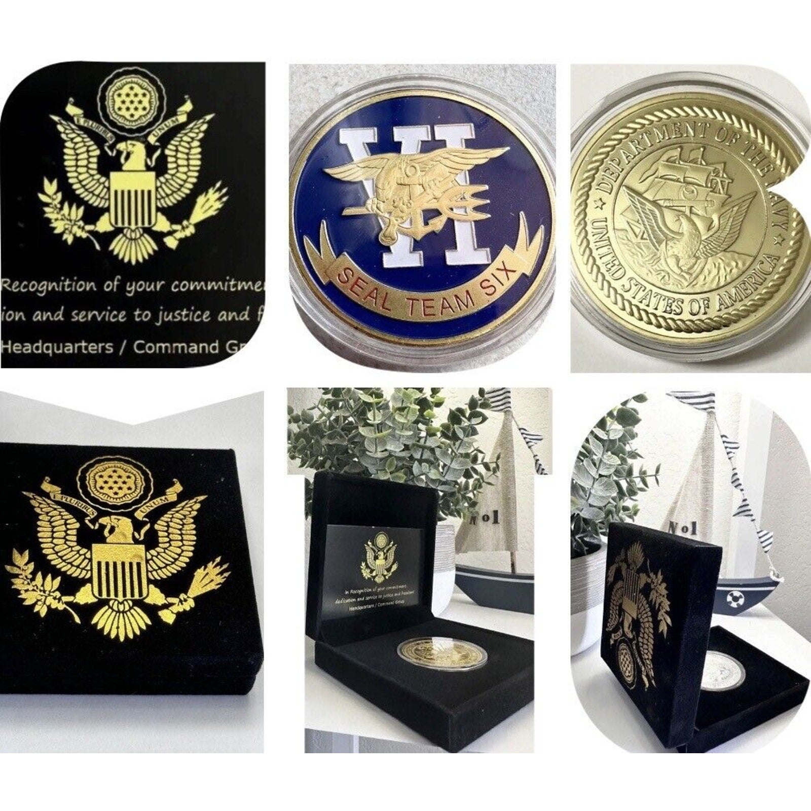 US NAVY SEAL TEAM SIX Challenge Coin USN