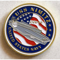 US NAVY - USS NIMITZ CVN-68 Challenge Coin