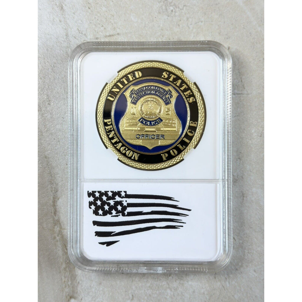 United States US Pentagon POLICE Division - PPD - Challenge Coin 40mm w Case