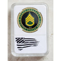 NEW U.S. Army Staff Sergeant E-6 Challenge Coin With Case