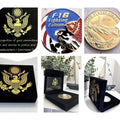 Ari Force F-16 Fighting Falcon Fighter Aircraft Commemorative Coin USA AF