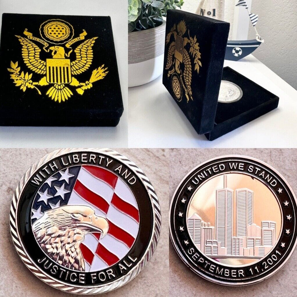 September 11th United We Stand Challenge coin 9/11 Never Forget collectible coin