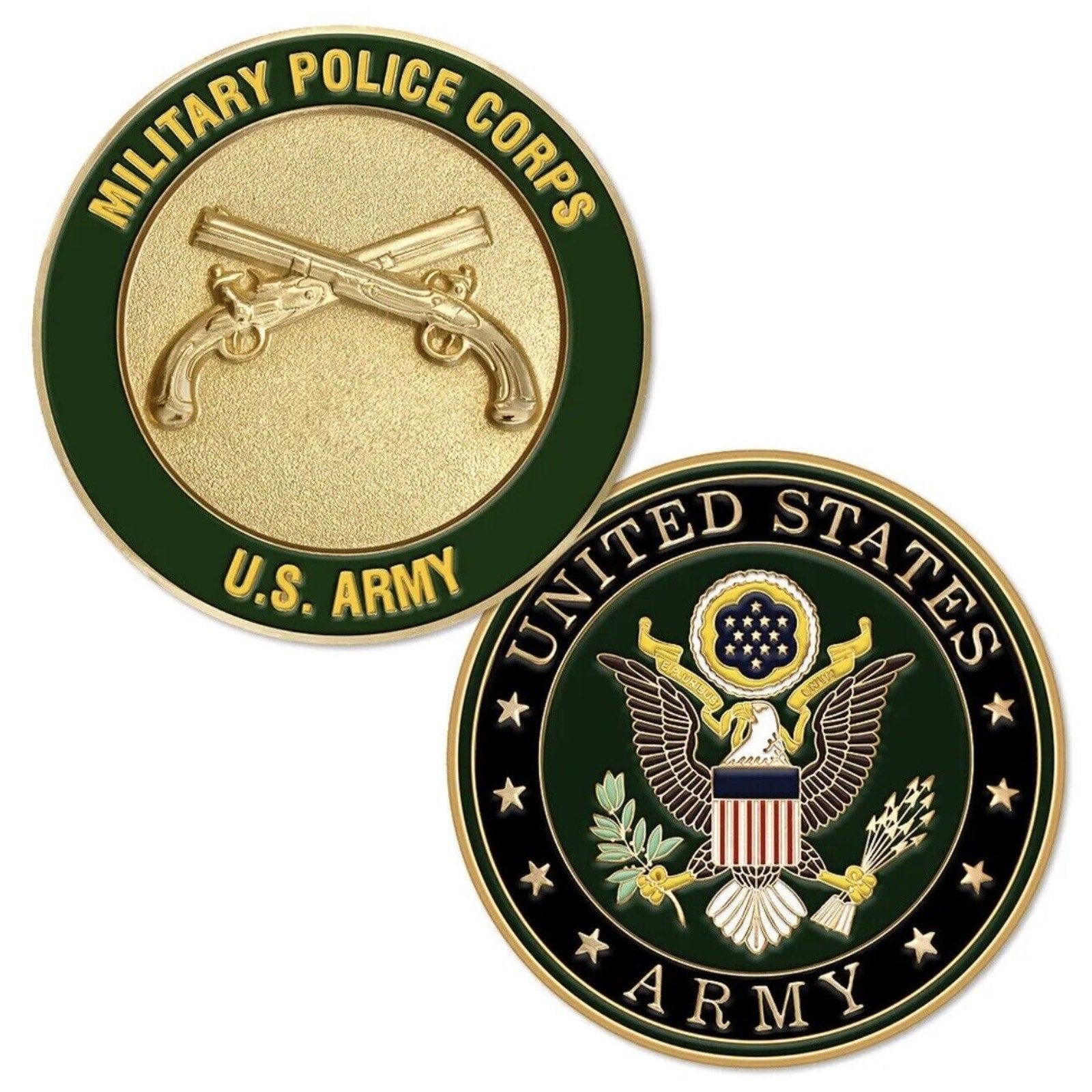 U.S. Army Military Police Corps CID Command Challenge Coin. USA seller New