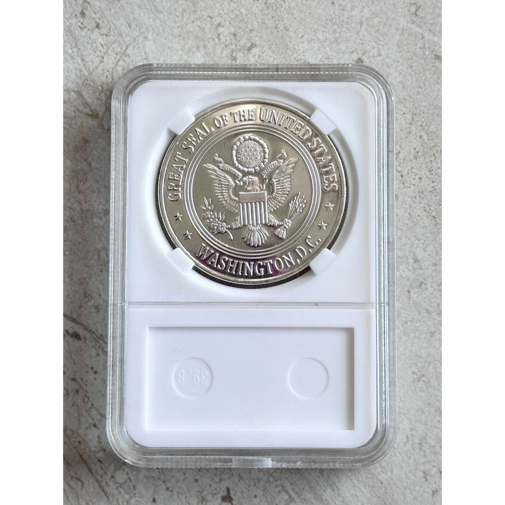 U S Department of the Transportation Challenge Coin With Case