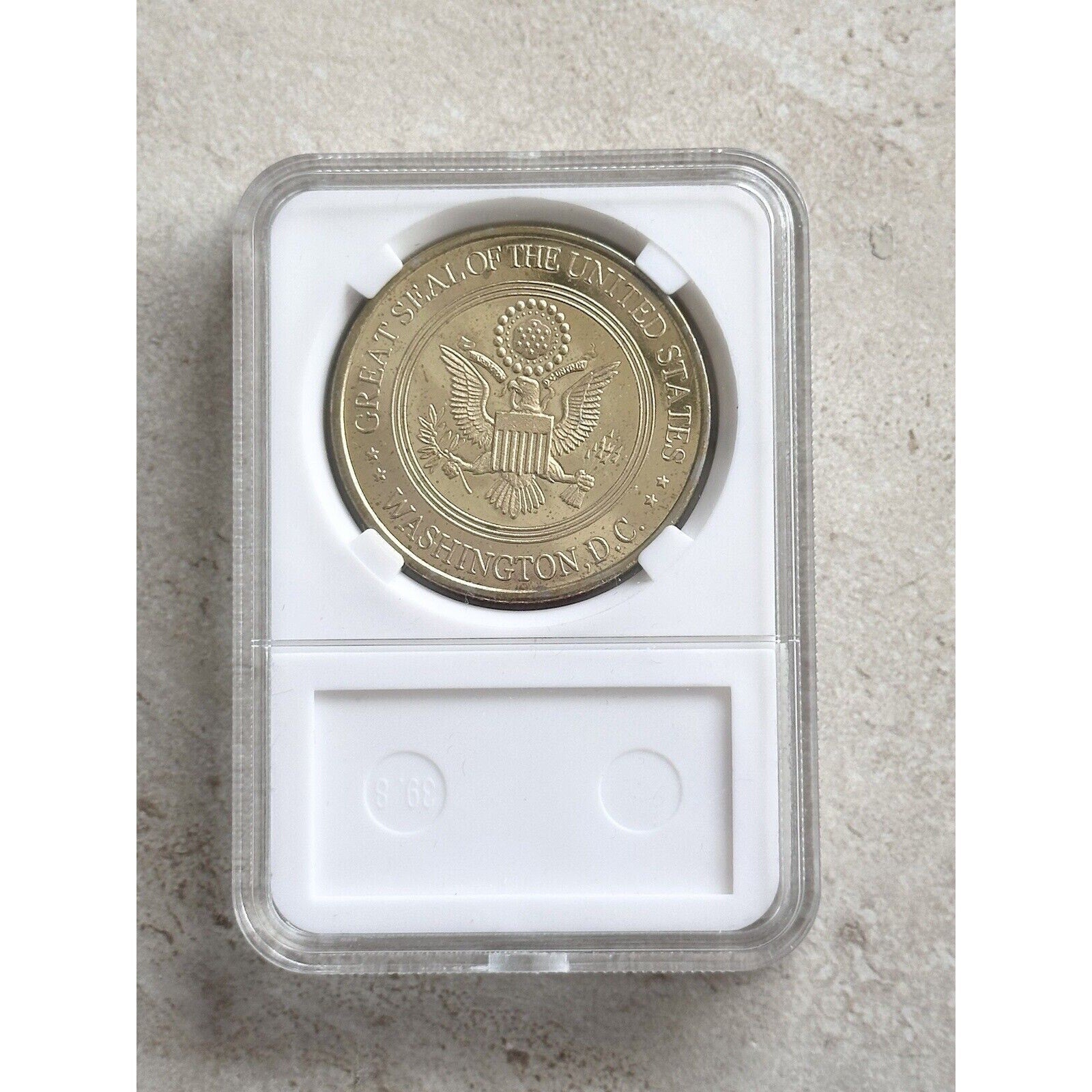 US Navy Seal Team Sea Land Air Military Challenge Coin With Beautiful Case