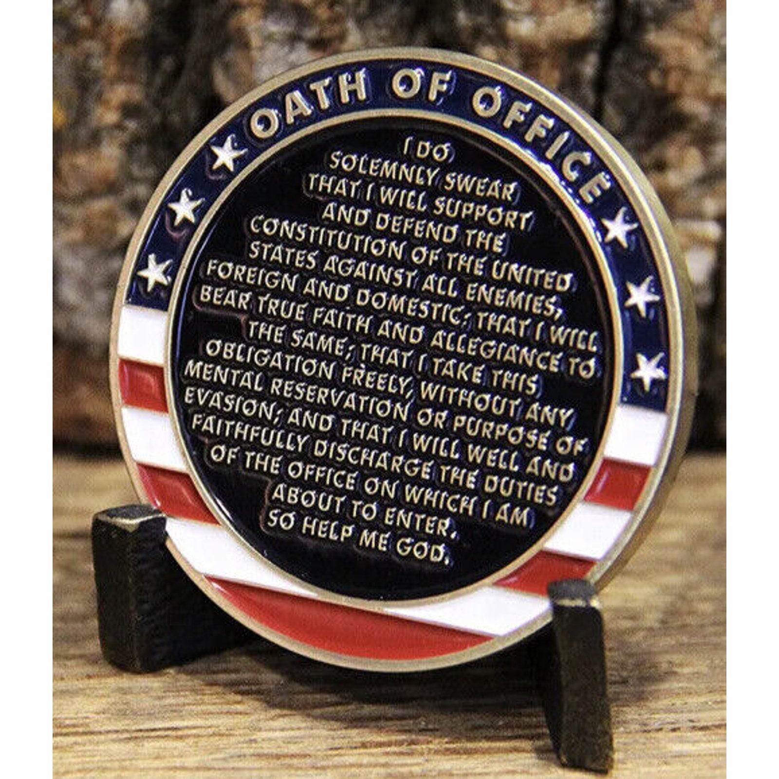 US Army 2nd Lt First Salute Oath Of Office Coin USA amy