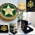 OREGON STATE POLICE Challenge Coin With Special Velvet Case