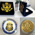 Dept of State Diplomatic Security Service Challenge Coin with velvet case