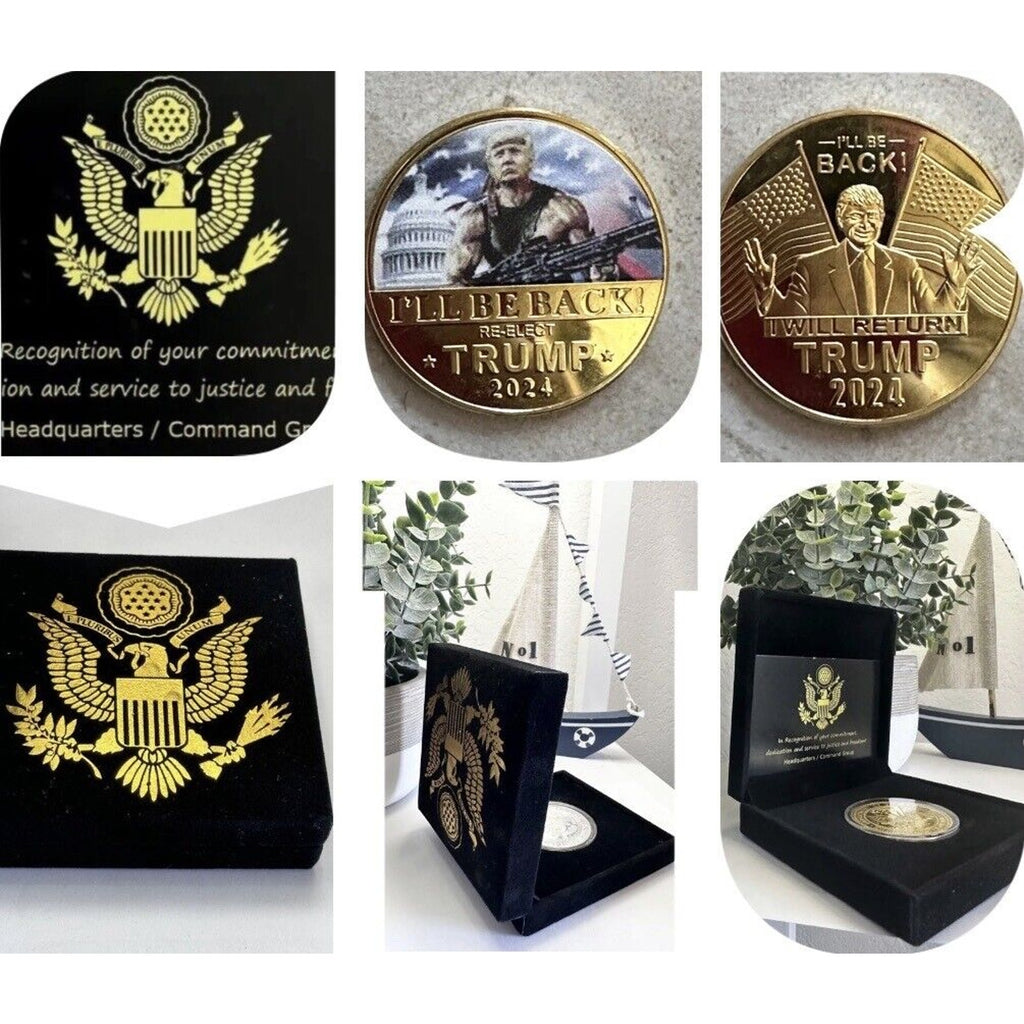 Brand New! Challenge Coin Trump President Trump. USA