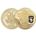 Challenge coin US ARMY 101th Airborne Division Screaming Eagles Infantry