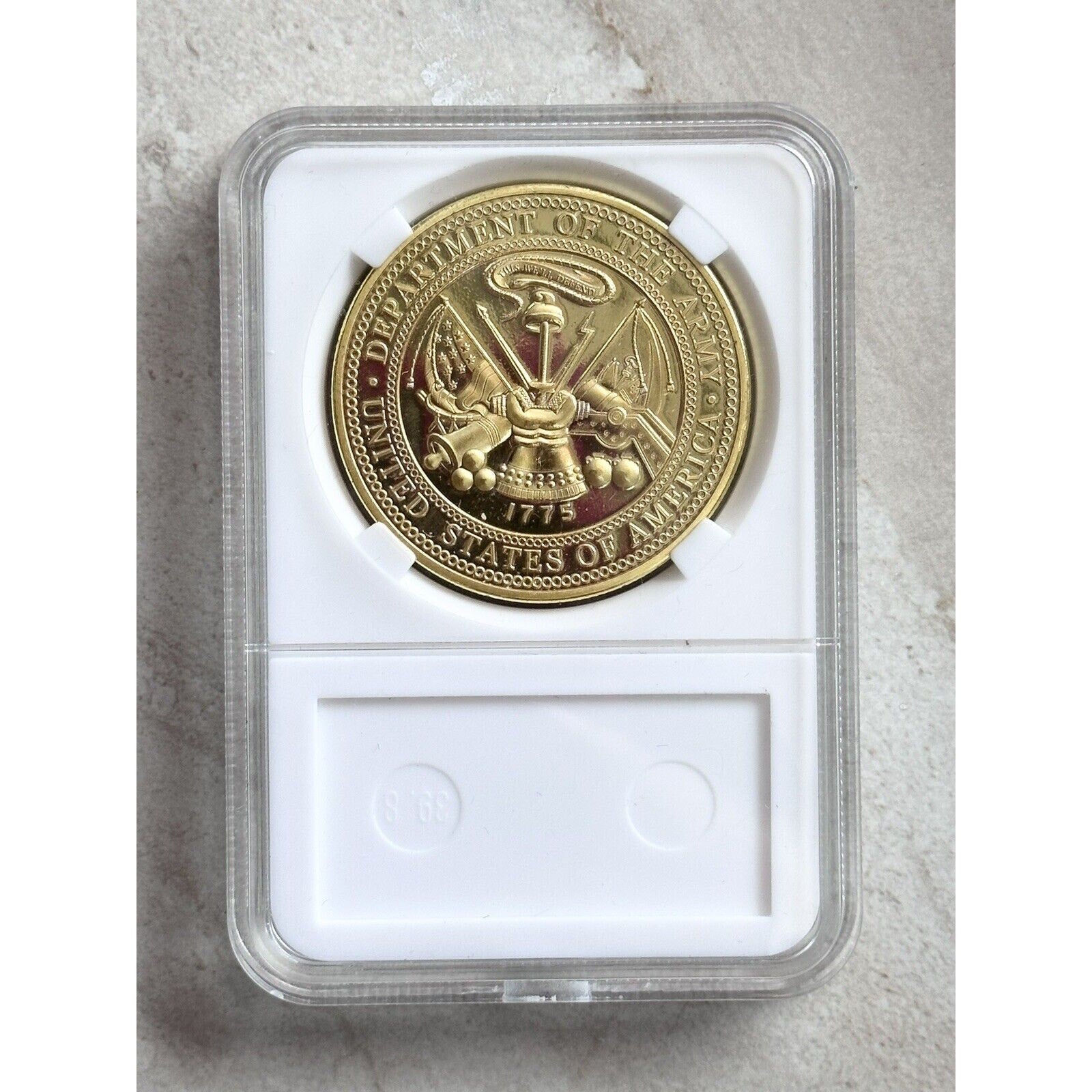 XVIII Airborne Corps Army Sky Dragons Challenge Coin IN CASE