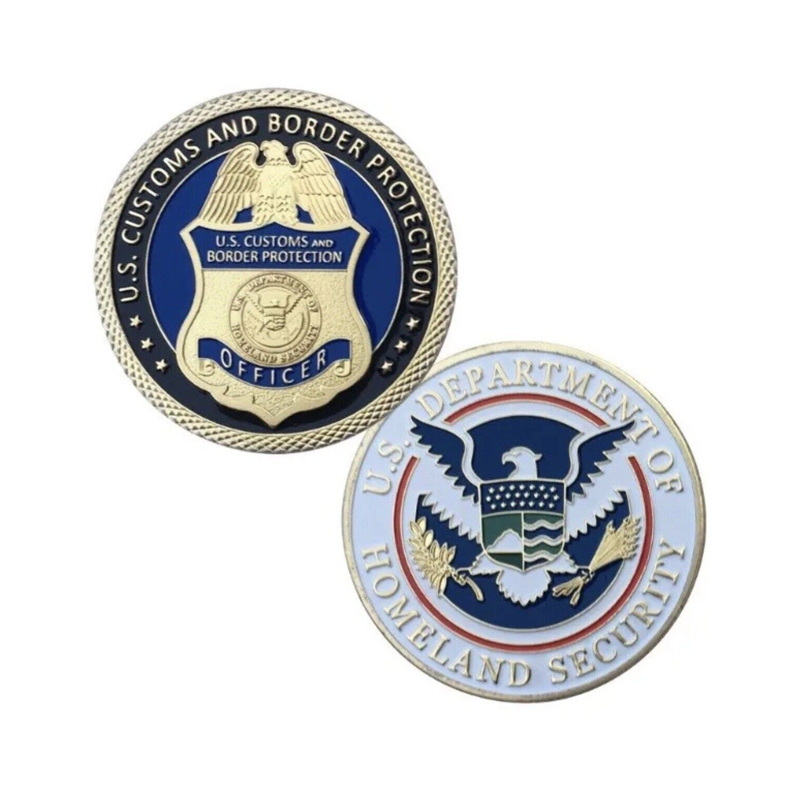 U.S CUSTOMS AND BORDER PROTECTION Challenge Coin with case.