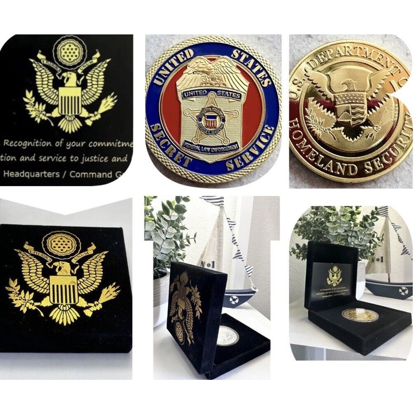 US SECRET SERVICE Department Of Home land Security Challenge Coin USA NEW