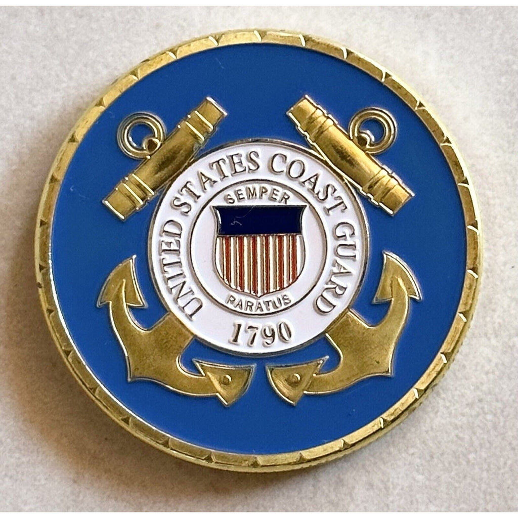 Coast Guard RESERVE Challenge Coin USCG-US Coast Guard Come With Velvet Case