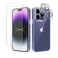 MILITARY GRADE All iPhone Protection 5 In 1 Case, Shockproof Glass, Camera