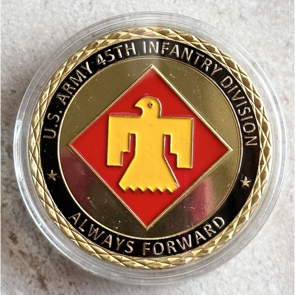 US ARMY 45th INFANTRY DIVISION Challenge Coin USA ARMY NEW