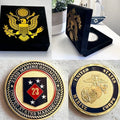 US MARINE CORPS - 23rd MARINE REGIMENT Challenge Coin with velvet case