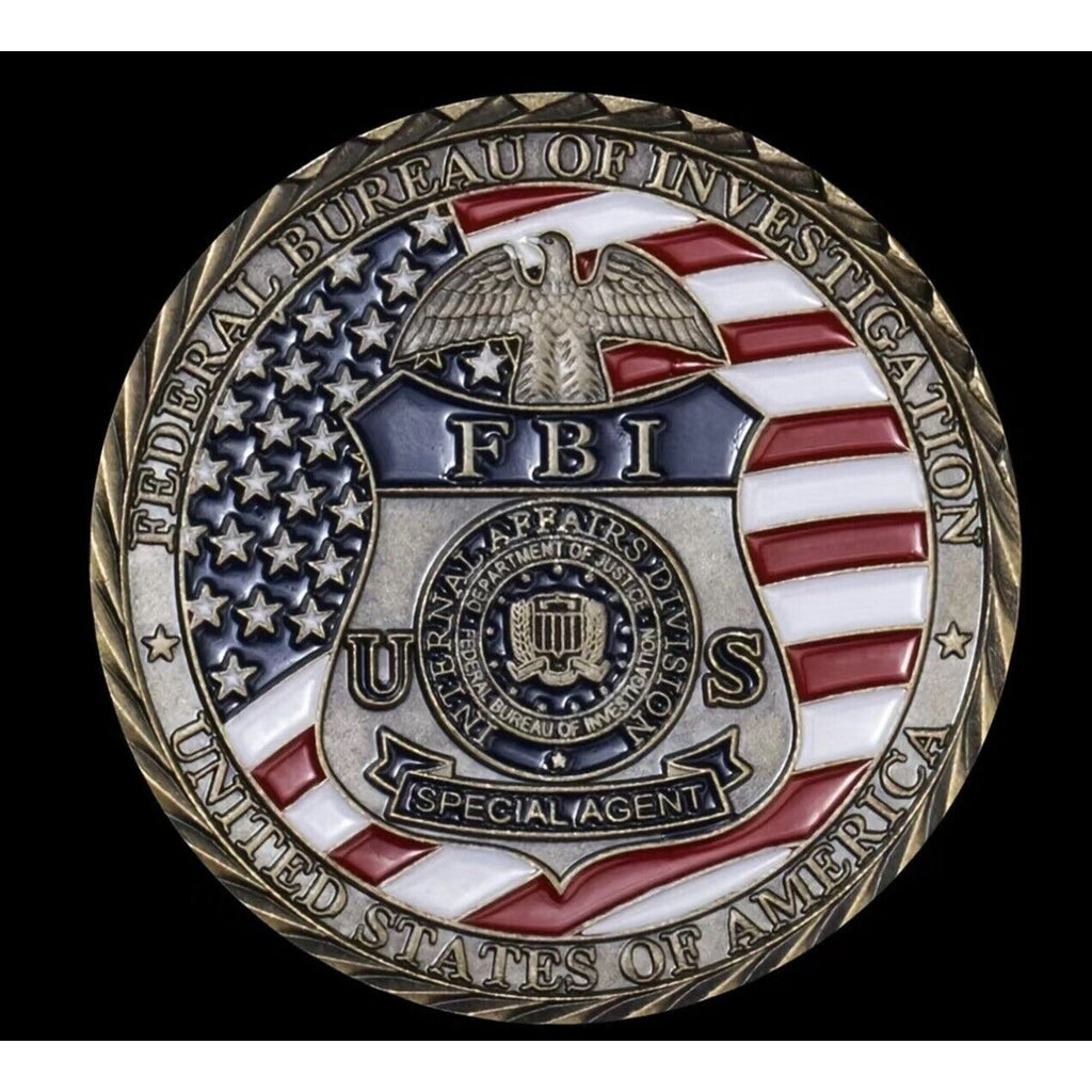 US FBI Federal Bureau Of Investigation United States Challenge Coin