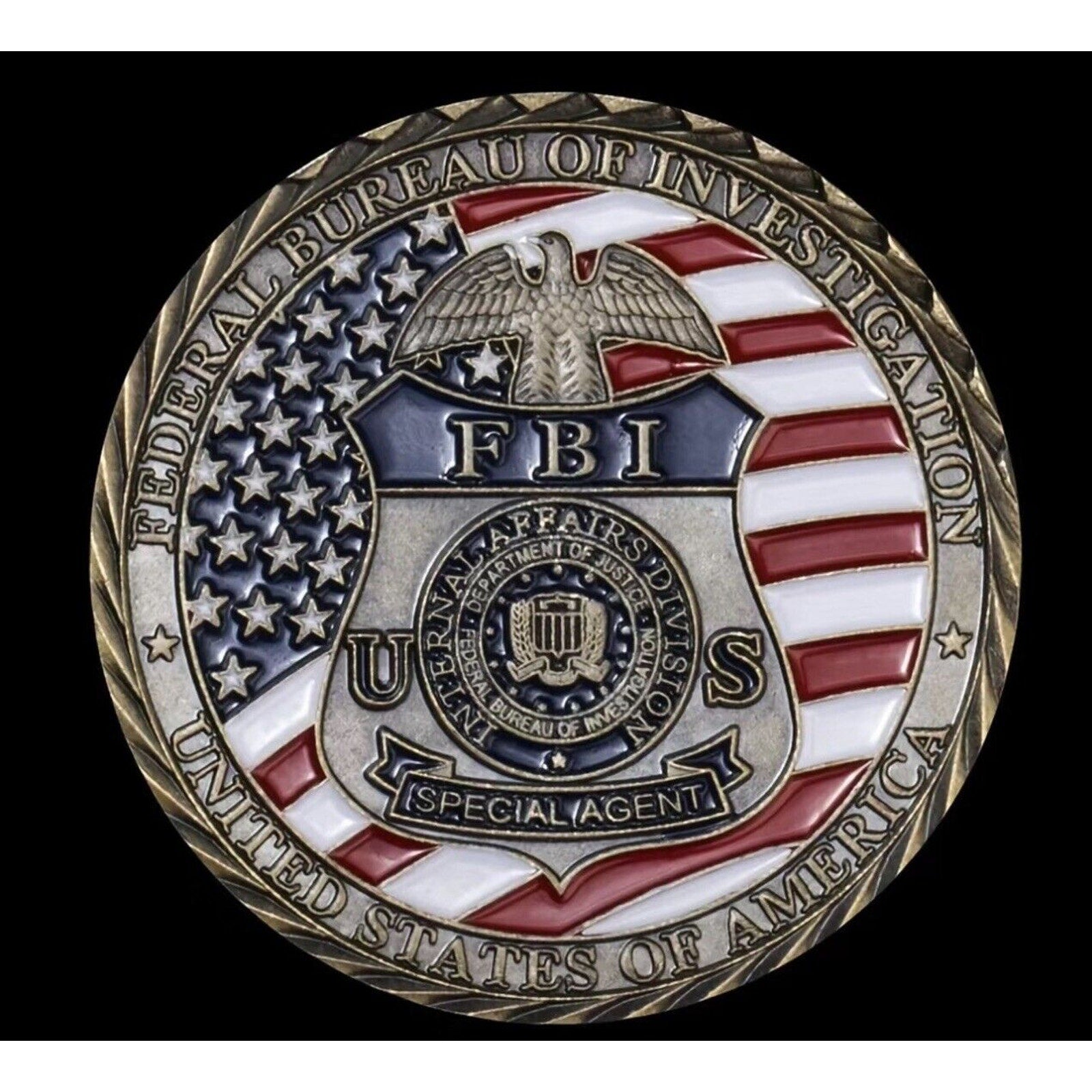 US FBI Federal Bureau Of Investigation United States Challenge Coin