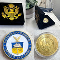 Department of Commerce Challenge Coin With Black Velvet Case