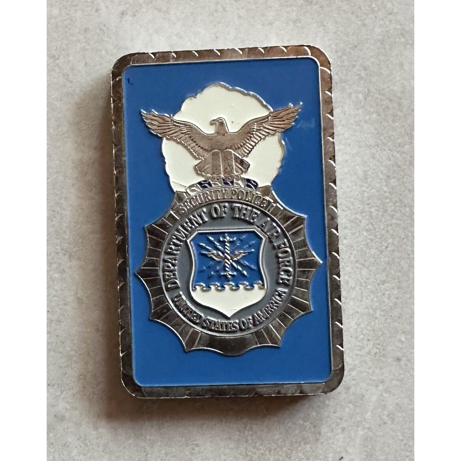 United States Air Force SECURITY FORCES Challenge coin (BAR)