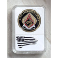 XVIII Airborne Corps Army Sky Dragons Challenge Coin IN CASE