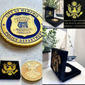 City Of Memphis Police Dept Challenge Coin With Special Velvet Case