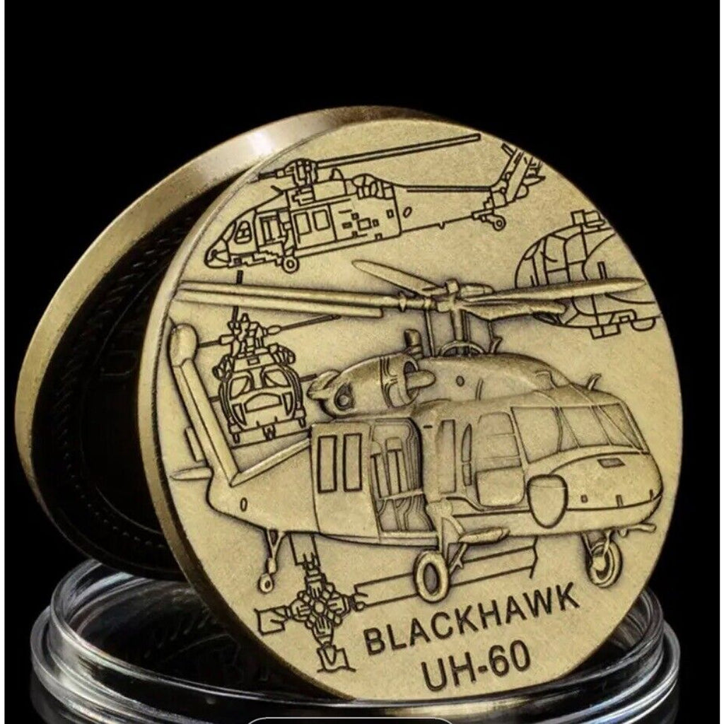 Sikorski Black Hawk UH-60 Helicopter Challenge Coin US Army Air Assault