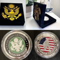 U.S. Army Veteran Proudly Served Challenge Coin With Gift Velvet Case