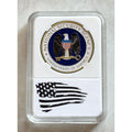 National Security Agency NSA Challenge Coin With Case