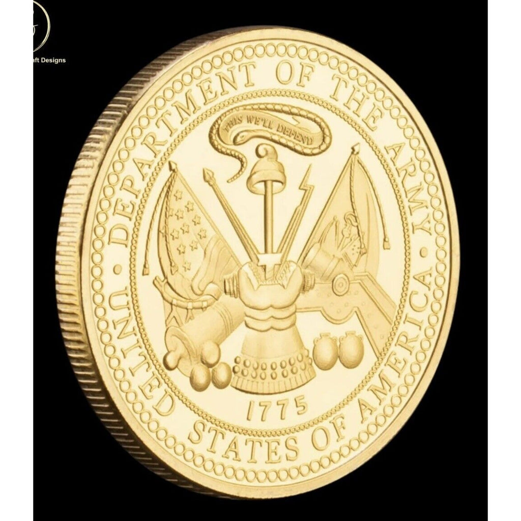 Challenge Coin Camp Casey US ARMY 2nd Infantry Coin Military USA Amy