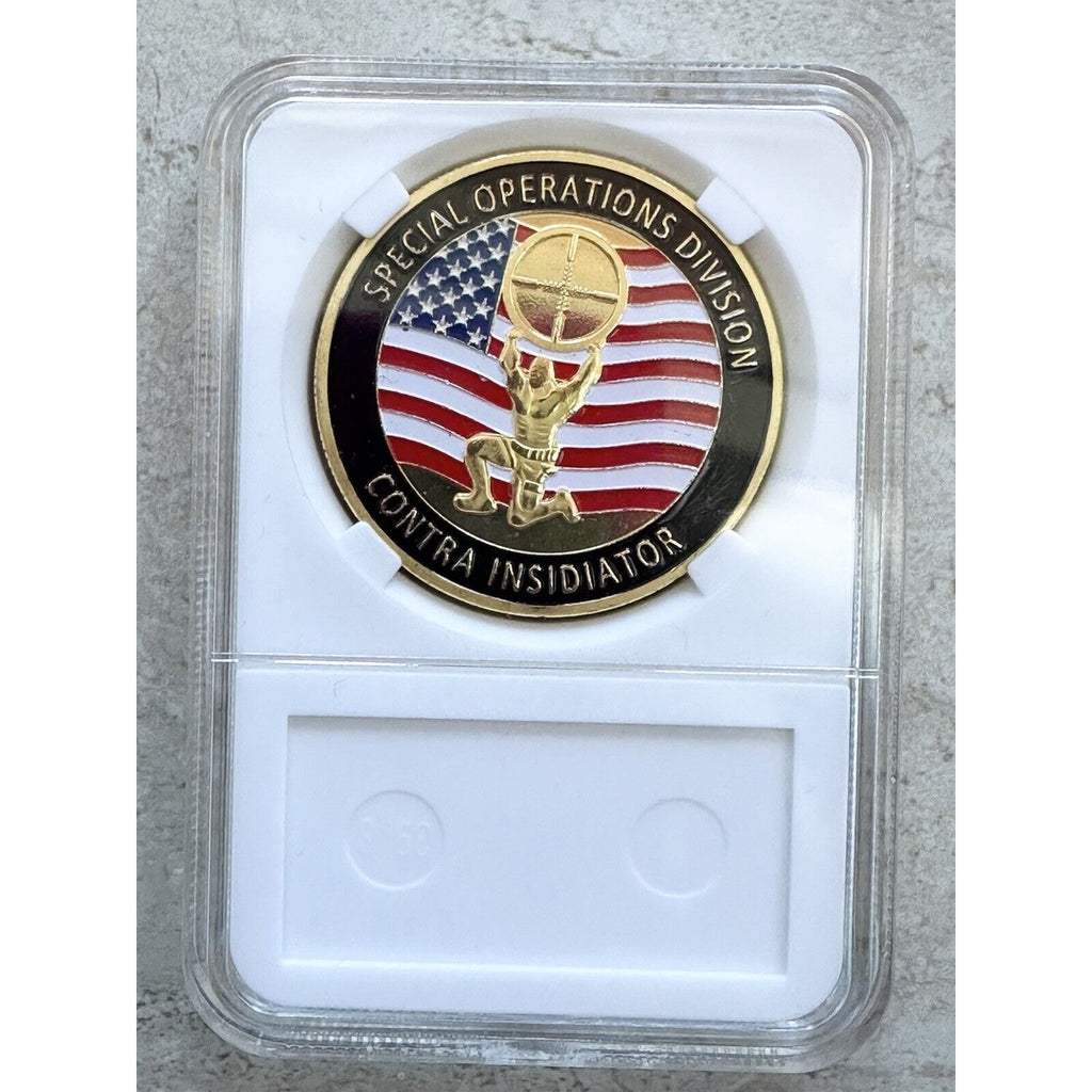 United States Secret Service Counter Sniper Team Challenge Coin With Nice Case