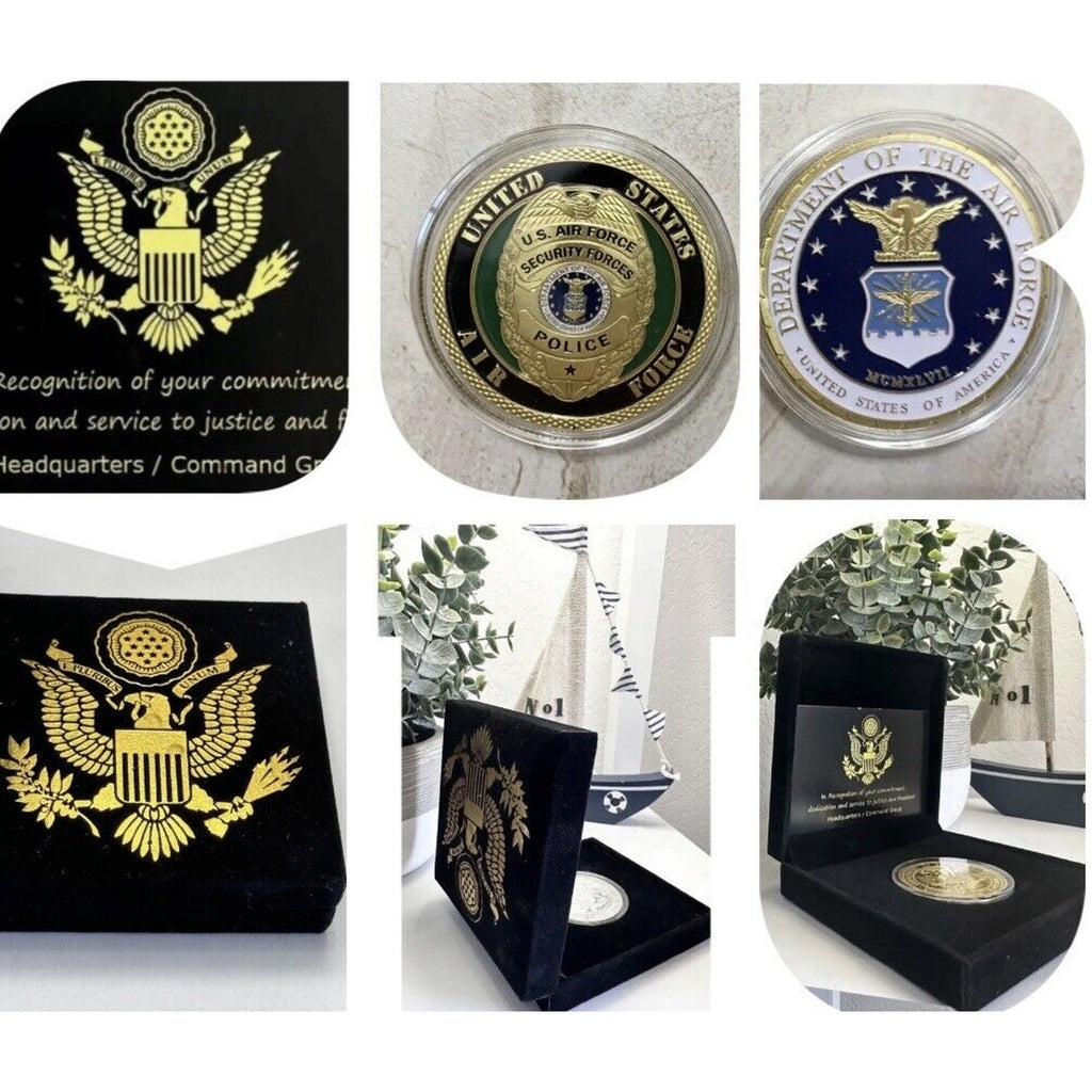 MP- MILITARY POLICE CHALLENGE COIN United States AIR FORCE .USA AF