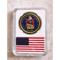 Marine Corps Security Force Regiment Challenge Coin With Flag Case