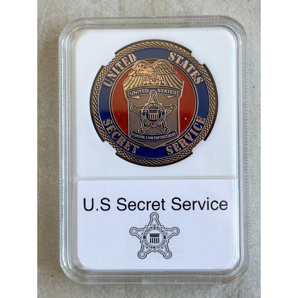 U.S. SECRET SERVICE Shield Challenge Coin (COPPER)