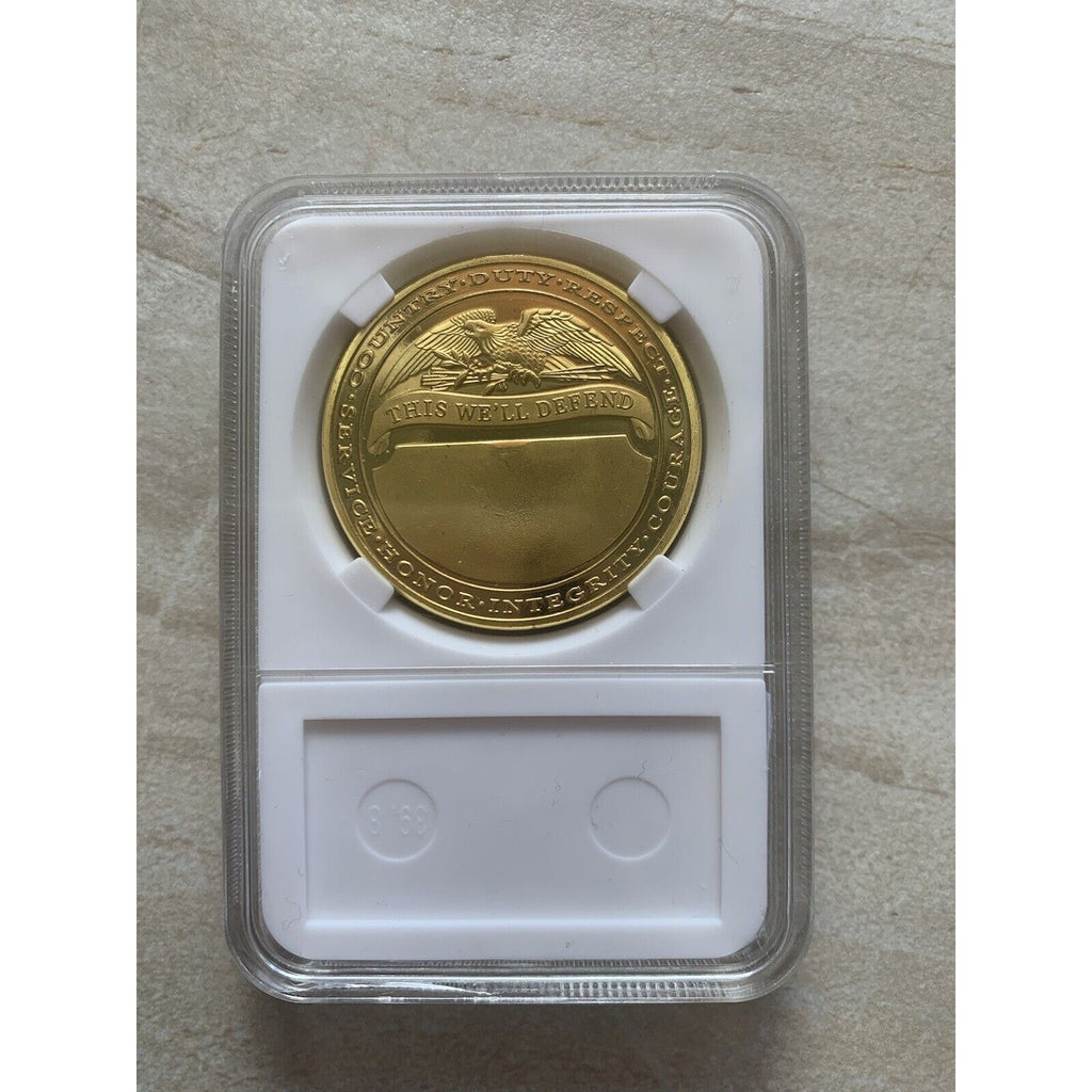 U S ARMY SNIPER "ONE SHOT*ONE KILL" Challenge Coin w/ Presentation Box