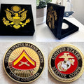 United States Marine Corps Lance Corporal E3 Challenge Coin