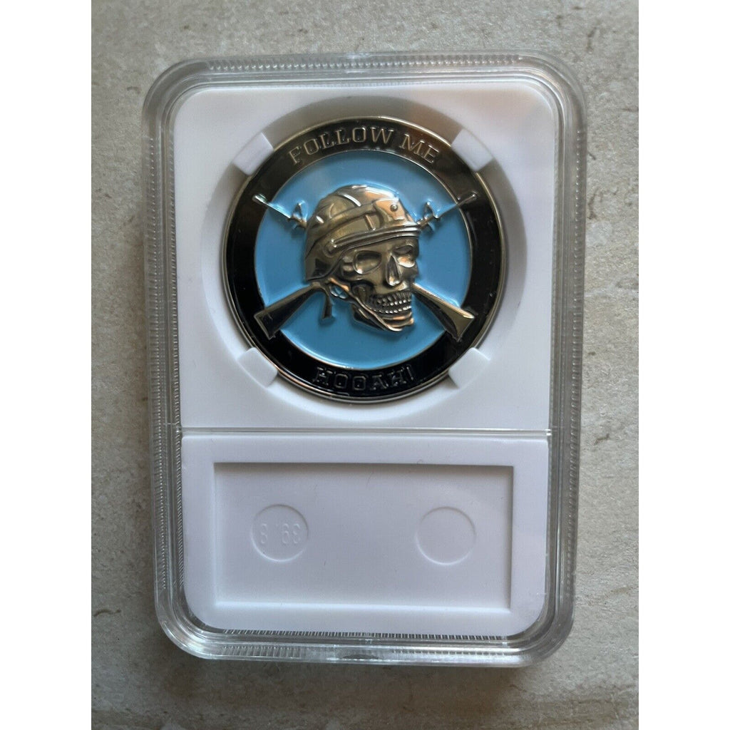 US Army Warrior Combat Infantry Badge Spacial Forces Airborne Challenge Coin