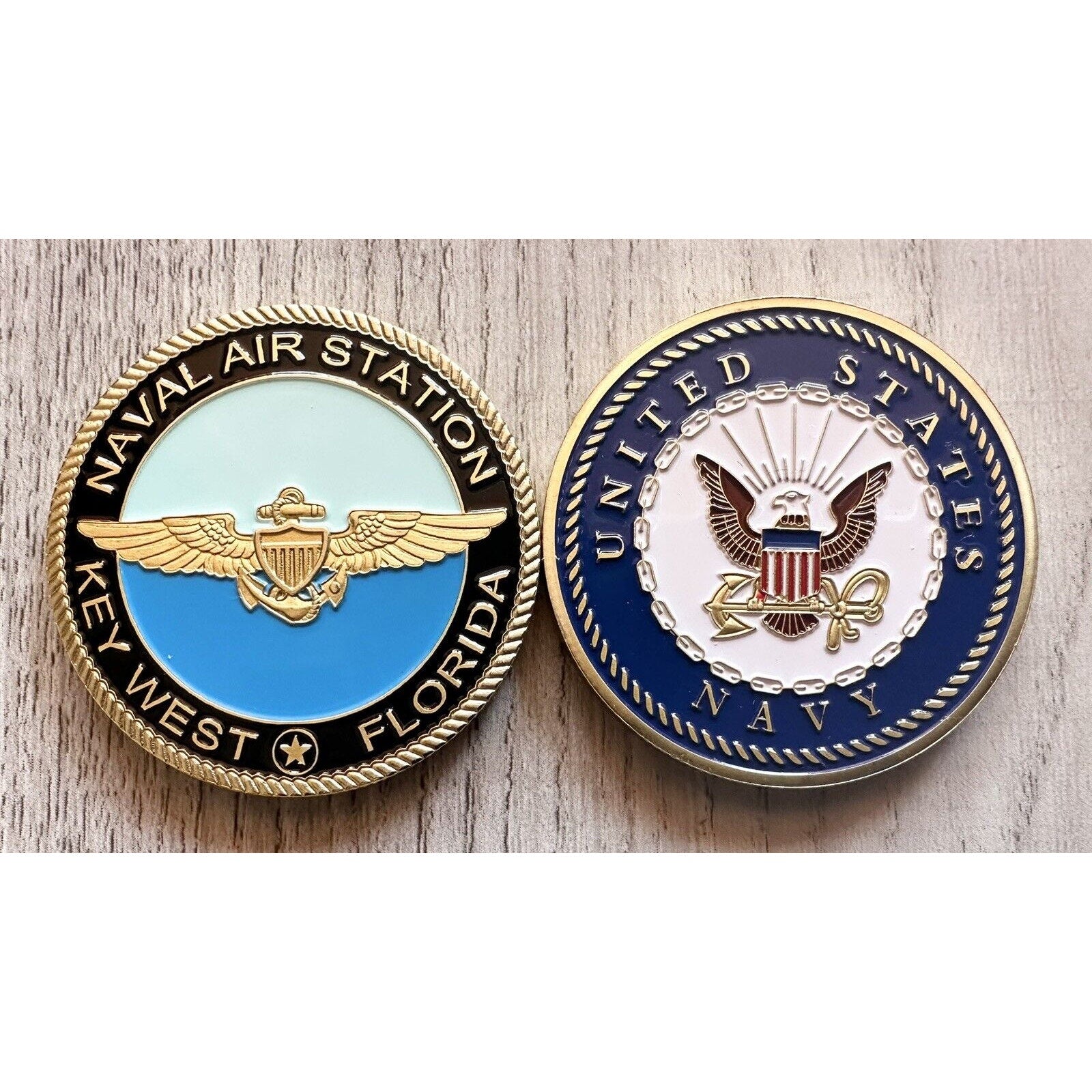 NAS NAVY NAVAL AVIATION AIR STATION KEY WEST FLORIDA FL COIN NEW
