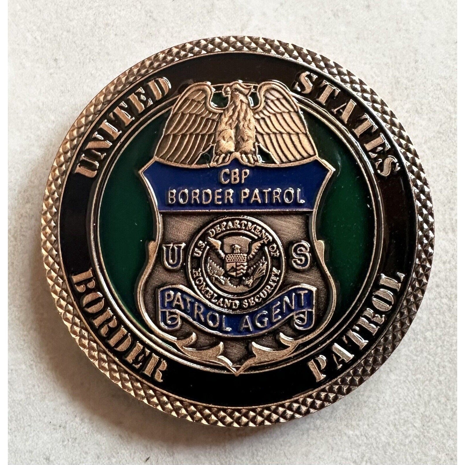 CUSTOMS AND BORDER PATROL Challenge Coin New