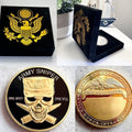 U S ARMY SNIPER "ONE SHOT ONE KILL" Challenge Coin w/ special velvet case