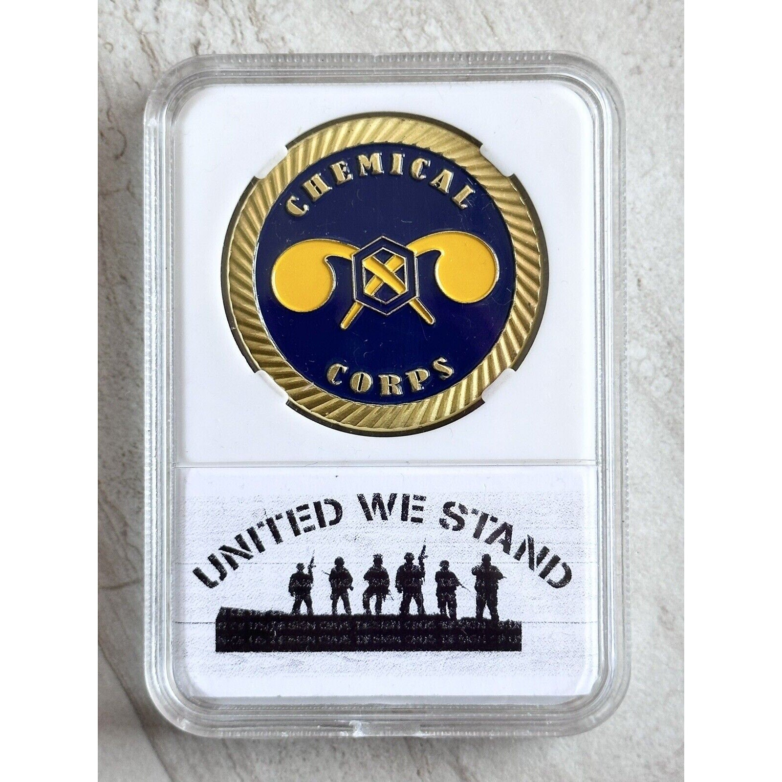 Army Chemical Corps Branch Military Challenge Coin
