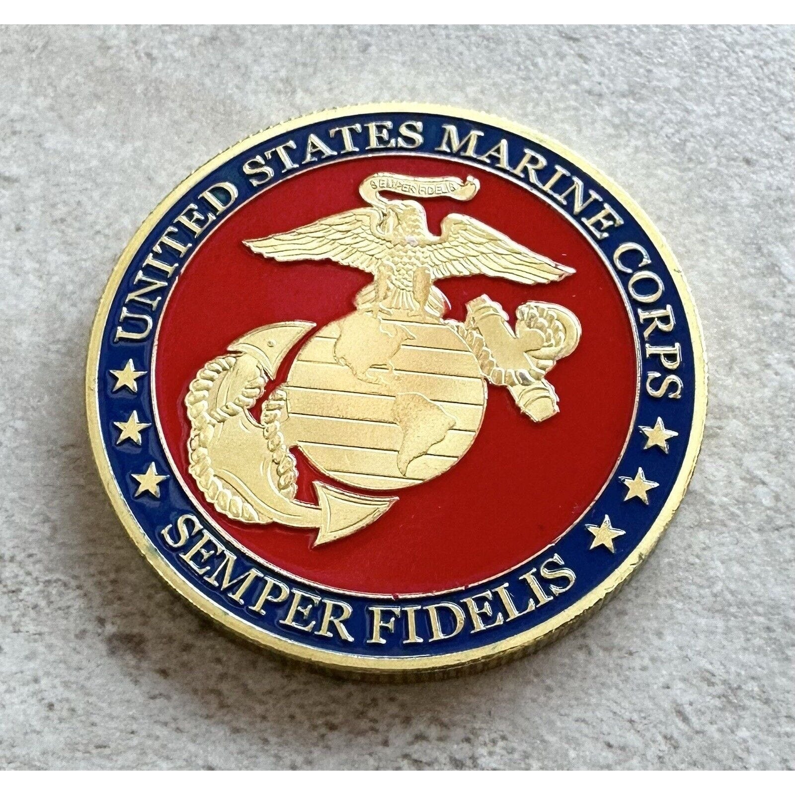 US MARINE CORPS - DEVIL DOGS Challenge Coin