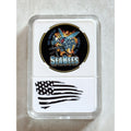 U.S. NAVY SEABEES CAN DO WE BUILD WE FIGHT CHALLENGE COIN With Case