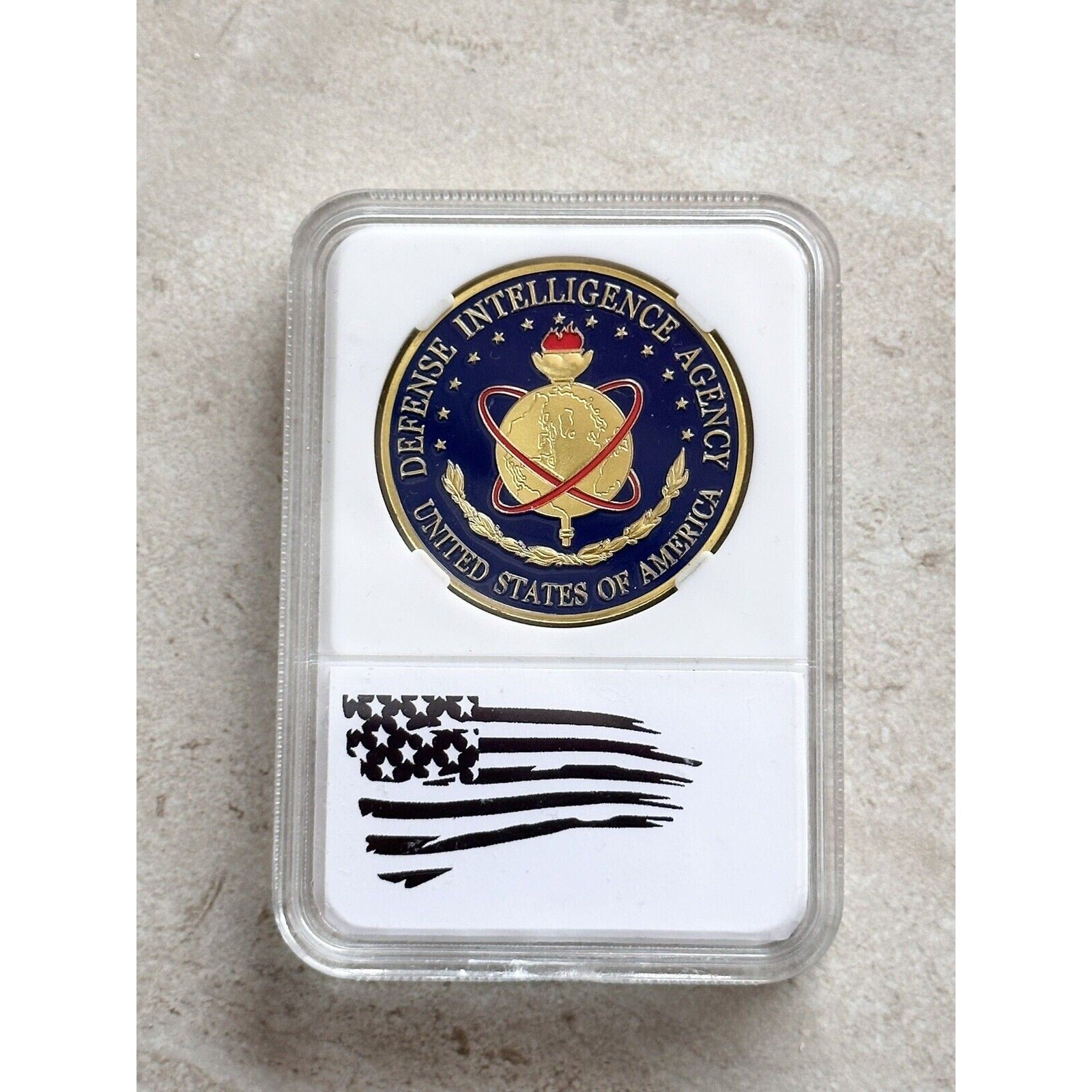 Defense Intelligence Agency (DIA) Challenge Coin With Beautiful Case