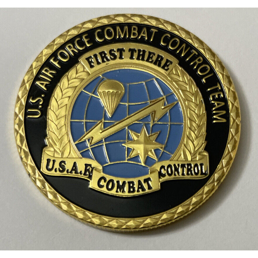 US air force combat control team challenge coin USAF