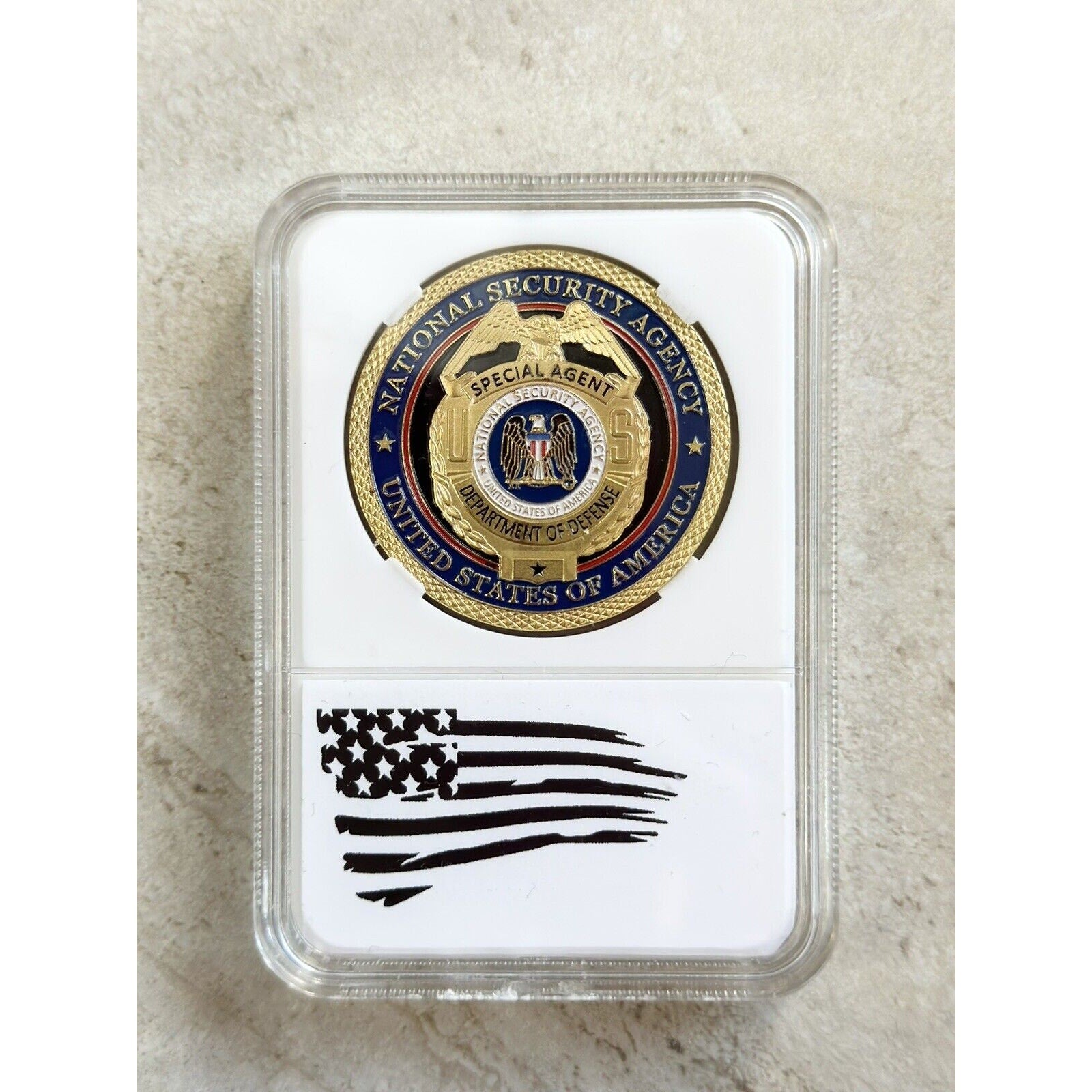 NSA US National Security Agency Special Agent DOD Challenge Coin