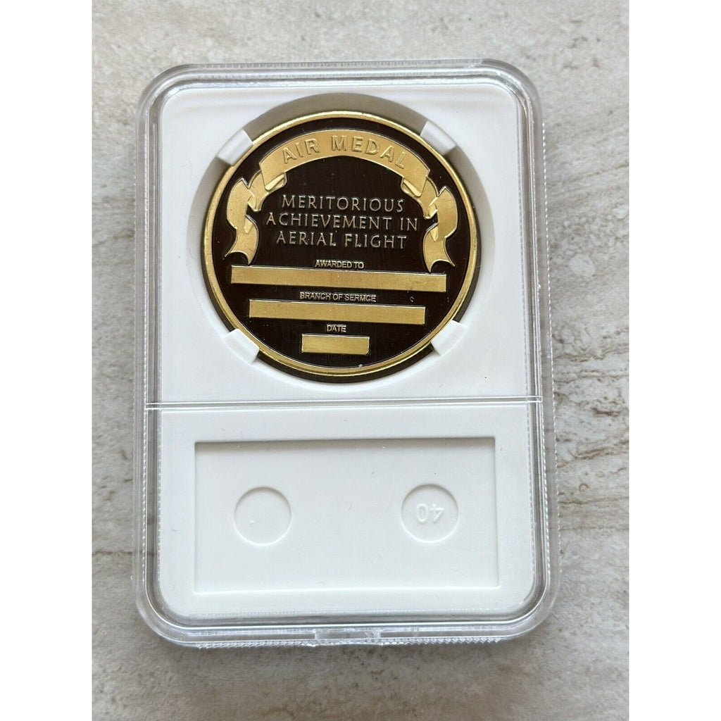 US Military Challenge Coin "BRONZE STAR" USMC USN ARMY USAF USCG With Case
