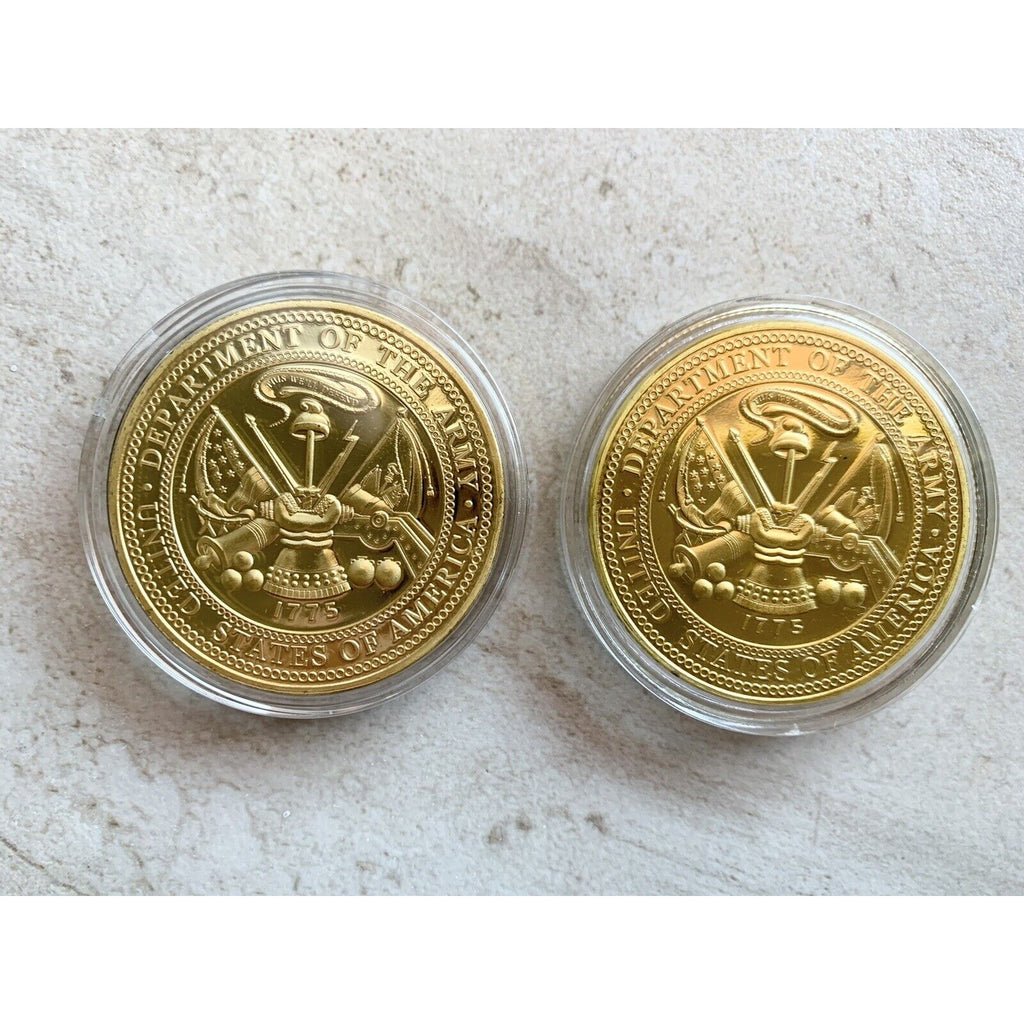 Lot Of 2 1st Cavalry Division And Air Assault Challenge Coin US Army New